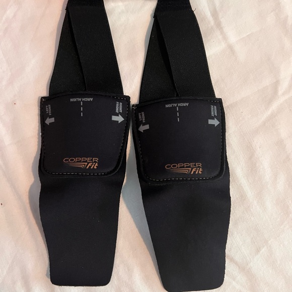 NIB COPPER FIT UNISEX ARCH RELIEF PLUSS ORTHOTIC SUPPORT- BLACK - Picture 2 of 9